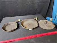 Small Logo Griswald Cast Iron Skillets