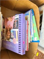 large collection of scrapbook & craft books