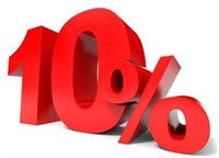 10% BUYERS FEE ADDED TO FINAL BID PRICE
