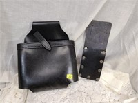 leather belt pouch & knife sheath NEW