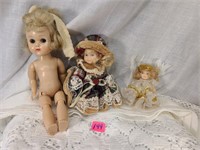 vintage Ginny Doll made in USA & more