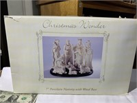 Christmas Wonder 7" Procelain Nativity