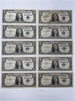 SILVER CERTIFICATE $1 Bills 1957