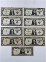 SILVER CERTIFICATE $1 Bills 1957A/1957B