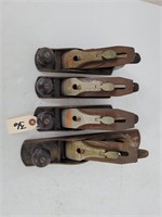 (4) Vintage Stanley Hand Wood Planes