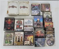 Large Lot of PC Video Games