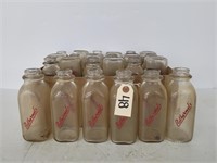 Vintage Rothermel's Dairy Glass Pint Milk Bottles