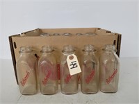 Vintage Rothermel's Dairy Glass Pint Milk Bottles
