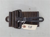 Antique Hand Fluting Iron w/ Roller