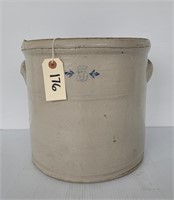 Antique 5 Gal. Stoneware Crock
