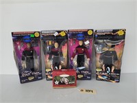 (4) "Star Trek" Collector Series Action Figures