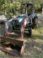 Ford 1900 Tractor with Bush Hog Bucket Lift