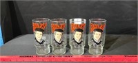 Ralph Malph Happy Days Vintage Glasses