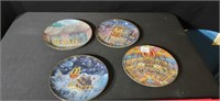 4 McDonald's Collector Plates