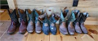 5 Pair Cowboy Boots