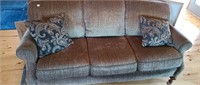 Fabric Sofa w/ 2 Pillows