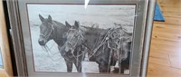 Karmel Timmons Western Horse Print Signed