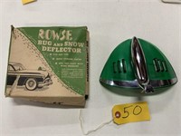Rowse Bug and Snow deflector, green & chrome w/box
