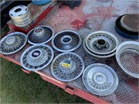8 wheel discs & hub caps