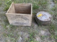 Cast pot & butter box