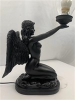 Female angel table lamp