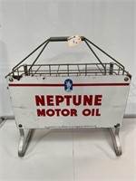 Original 10 Bottle Oil Rack with Enamel Neptune