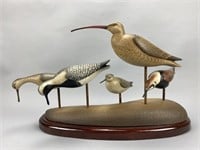 George Strunk set of 5 Shorebirds