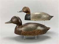 Will Smith Pair Of Redhead Duck Decoys