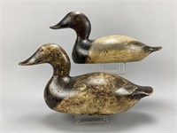 Evans Pair Of Canvasback Duck Decoys