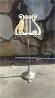 Antique handcrafted brass music stand