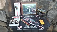 Box lot Dale Earnhardt collectibles