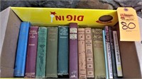 Box lot vintage books
