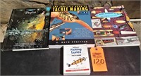 Box lot fishing lure books