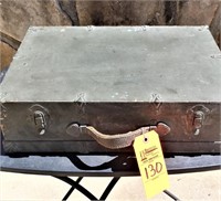 Antique tackle box with tackle