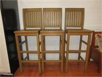Group of 3 Tall Barstools