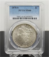 1878 - S Morgan Silver Dollar