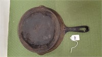 very early wagner ware 9c frying pan w/fire ring