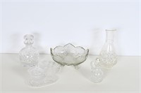 Vintage Crystal & Cut Glass Serving Dishes