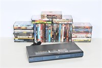 Sony Blu-Ray Player & Asst DVD's