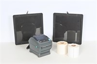 Zebra ZP 450 Label Printer & Solar Panels (2)