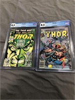 THOR 60-CENT AND $1 GRADED COMIC BOOKS