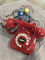 TOY PHONE, SNOOPY BANK, OTHER TOYS