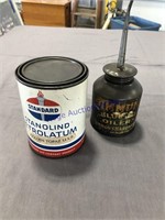 STANDARD 1 LB GREASE CAN, SIMMONS OILER CAN