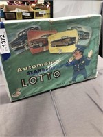 AUTOMOBILE STAND UP LOTTO GAME, UNKNOWN IF COMP.