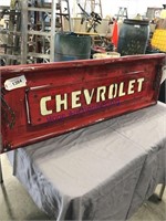 CHEVROLET TAILGATE REPLICA WALL HANGING, 12X35
