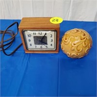 VINTAGE ALARM CLOCK- GENERAL ELECTRIC- DECOR BALL