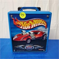 HOT WHEELS CASE AND CONTENTS