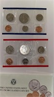 1989 US Mint Uncirculated coin set