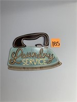 METAL LAUNDRY SIGN