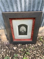 ANTIQUE FRAMED PICTURE OF A MAN